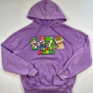 MAD Engine Super‎ Mario Purple Pullover Hoodie